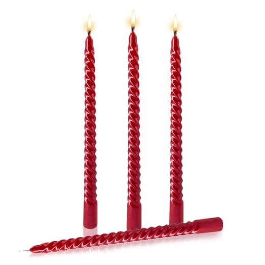 19+ Elegant Halloween Décor Ideas for a Spooky Chic Celebration 2 Taper Candles,True Dripless Taper Candles Set of 4,Elegant 10 inch Red Glossy Metal Style Candle Sticks for Home Decor,Dinner,Wedding