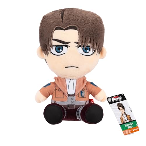 Total Anime Attack on Titan Levi - 8-Inch Super Soft Plush with Authentic Details