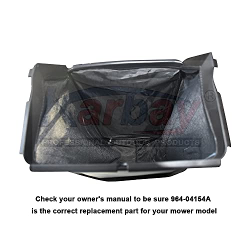 Karbay 964-04154 Lawn Mower Grass Catcher Bag, Compatible with MTD Walk Behind Mower 964-04154A Grass Bag Without Frame, for Craftsman 21" Recycler Lawn Mowers Dust Bag
