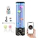 VEVOR Lavalampe 382 mm schwimmende Quallen-Blasenlichtlampe, 16 Farbwechsel-Lichteffekte, Bluetooth-Lautsprecher, Stimmungslampe, Aquarium Nachtlicht für Schlafzimmer, Wohnzimmer, Heimdekoration