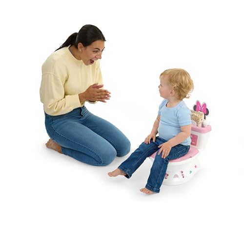 image for Bright Starts Disney Junior Minnie Mouse My Size Potty Training Toilet