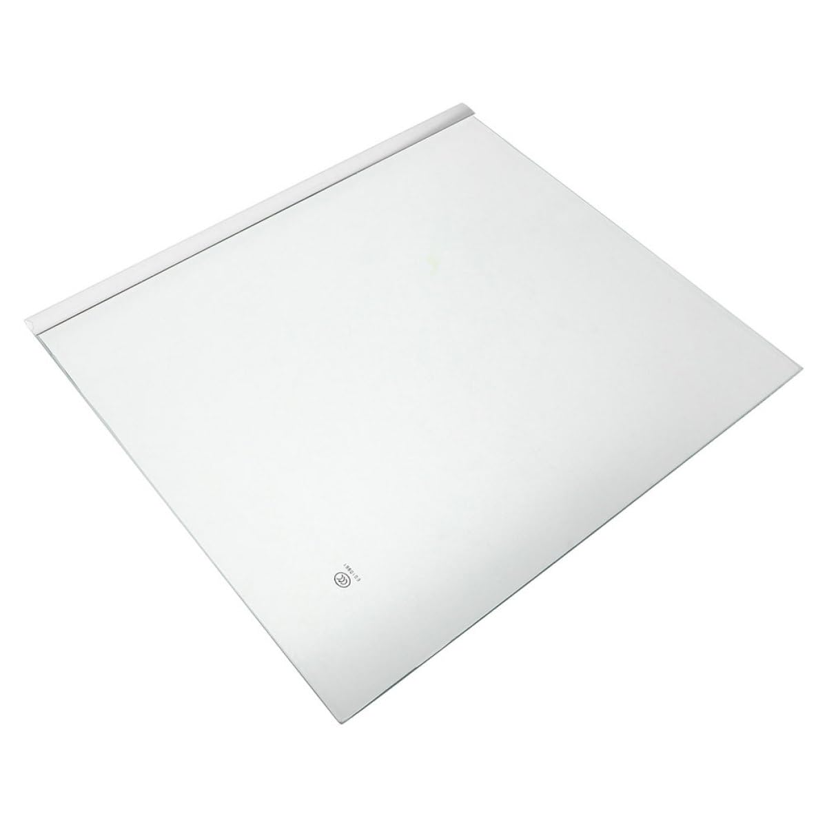Divisorio per Ripiano Frigorifero in Vetro Temperato 33x30 Cm, Ripiano di Ricambio Trasparente per Frigoriferi, Accessorio Organizer per Conservazione Alimenti e Congelatore