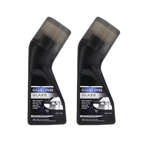 2 Stück Anti Beschlag Spray Auto, Anti Beschlag Auto Fensterreiniger, Antibeschlagspray Mit Schwamms, Autos Glasreiniger, Antis Beschlags Wasserabweiser Für Windschutzscheiben, Für LKW, Wohnmobils