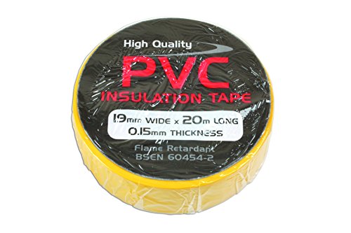 Connect Workshop Consumables 36895 Yellow PVC Insulation Tape 19mm x 20m 1pc