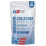 HS Hero Sport Creatina Monohidrata 350g con Electrolitos sabor Mora Azul. 35 Porciones, Zinc, Magnesio, Potasio, Calcio,...