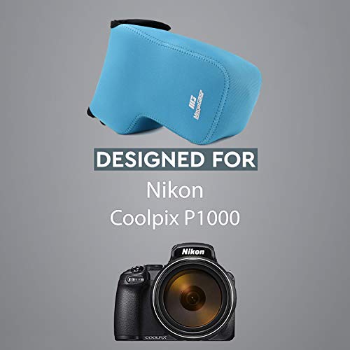 Funda Neopreno Ultra Ligera para Cámara Nikon Coolpix P1000 Azul miniatura 7