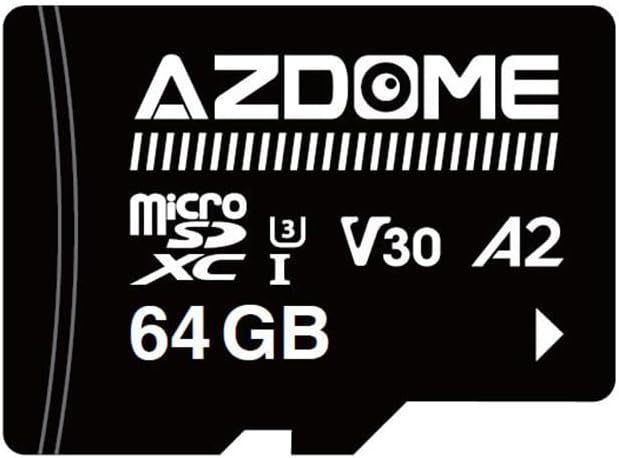 Sponsored Ad - AZDOME 64GB Micro SD Card microSDXC Memory Card for AZDOME M550 GS63H Pro PG17-4K M550 Pro M200 M330 M300S M01 Pro Dash Cam Full HD & 4K UHD, U3, A2, V30