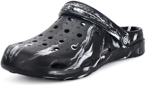Mens Womens Garden Clogs Shoes with Arch Support Unisex Gardening Slip on Sandals Beach Slippers Shoes Clog
