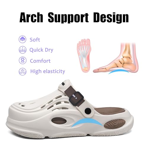 Image of MAIZUN Garden Clogs Shoes for Mens Womens Outdoor Slip-on Beach Sandals