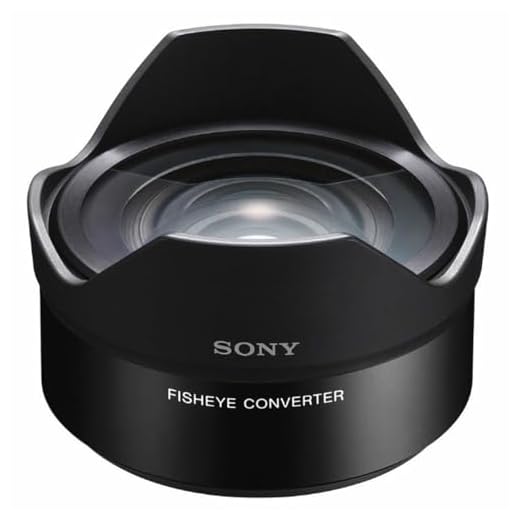 Sony VCLECF2 10-13mm f/2.8-22 Fisheye Lens Fixed Prime Fisheye Converter for Sony Mirrorless Cameras , Black