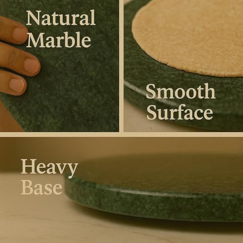 Image of Chakla Belan Set Chapati Roller Chapati Maker Chakla for Kitchen Chapati Board Chakla Belan Rolling Pin Chapati Roller and Board Rolling Pin and Board Marble Set