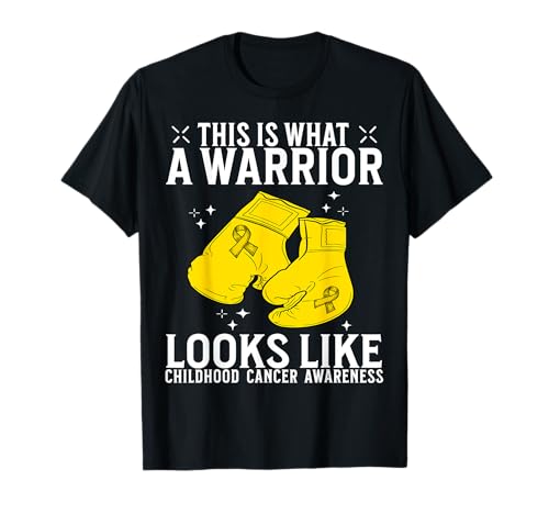 Childhood Cancer Awareness Kids Childhood Cancer Warrior Maglietta