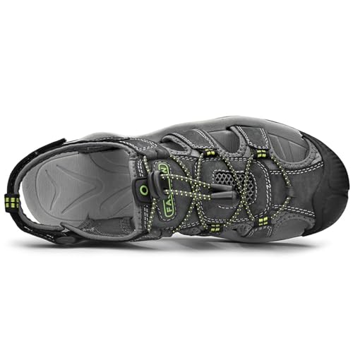 Men's Outdoor Sport Sandals Lightweight Hiking Sandals Closed Toe Athletic Trail Walking Casual Sandals Water Shoes3