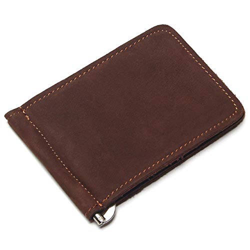 3nh Pack of 1 Money Clips for Men and Women (Color : Red, Size: Standard Size, Material: Leather)-image-9