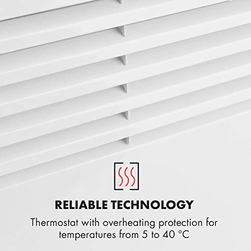 Klarstein Hot Spot Panel Heater – Electric Convection Heater, Free Standing Or Wall Mountable, Adjustable Thermostat, Weekly Timer, Remote Control, Led Digital Display, 1400 Watt #TOP4