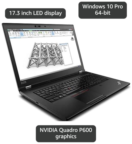 Image of Lenovo ThinkPad P72 20MB002GUS 17.3 inch Intel Core i7, 16 GB RAM, 512 GB SSD, Windows 10 Pro 64