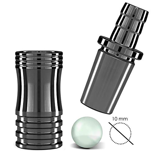 DILAW® Shisha V2A Edelstahl Adapter Schlauchadapter 18/8 Schliff Set 2-teilig Universal Hookah Wasserpfeife (2er Pack… – Bild 3