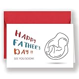 Funny Father’s Day Card for Husband, Hilarious Pregnancy Announcement Card for New Dad, Lovely Baby