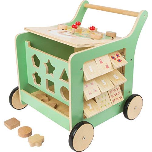 Small Foot 10947 Baby Walker Move it, gemaakt van 100% FSC-gecertificeerd hout, motoractiviteit speelgoed en wandelen… - Afbeelding 3