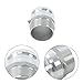 kimllier 2-Pack 3 Inch Aluminum Camlock Couplings, Type F Male NPT x Male Thread Includes 2 Sealing Rings - for Hose, Water, Fuel, Industrial Transfer