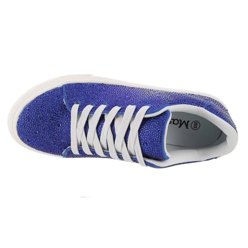 Masseys Women's Veronica Rhinestone Studded Fashion Sneaker2