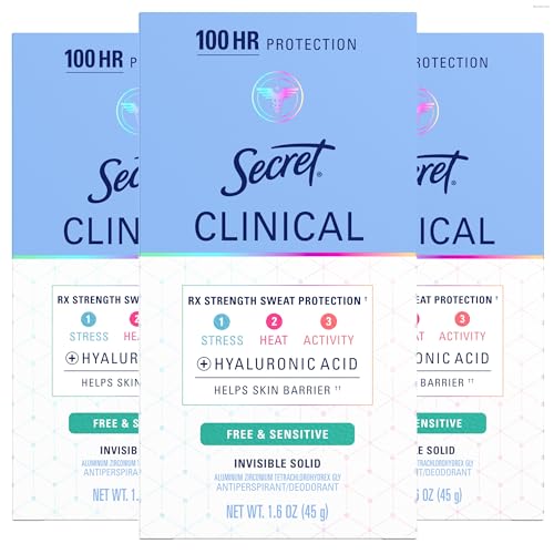 Secret Clinical Strength Free and Sensitive Antiperspirant