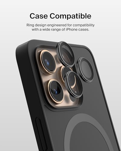 Image of Belkin Camera Lens Protector for Apple iPhone 17 Pro Max / 17 Pro / 16 Pro /16 Pro Max - Case-Compatible Tempered Glass Lens Cover, Apple iPhone Accessories - 2-pack
