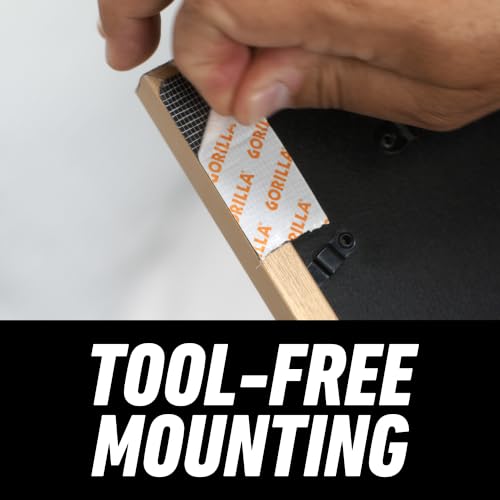 Image of GORILLA Mounting Tape, Max Strength, Double-Sided, 1 in x 60 in