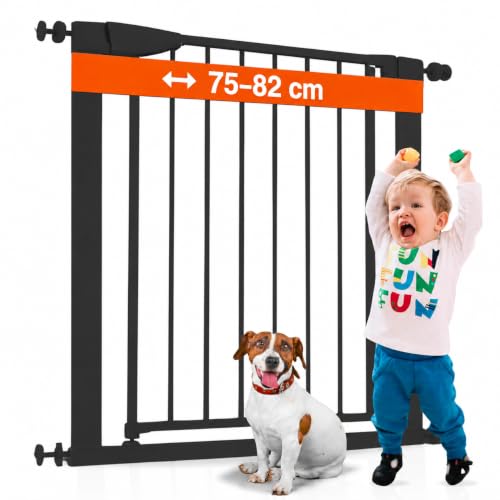 Barrera Seguridad Niños y Perros Escalera - Valla/Puerta Pasillo 75-82cm