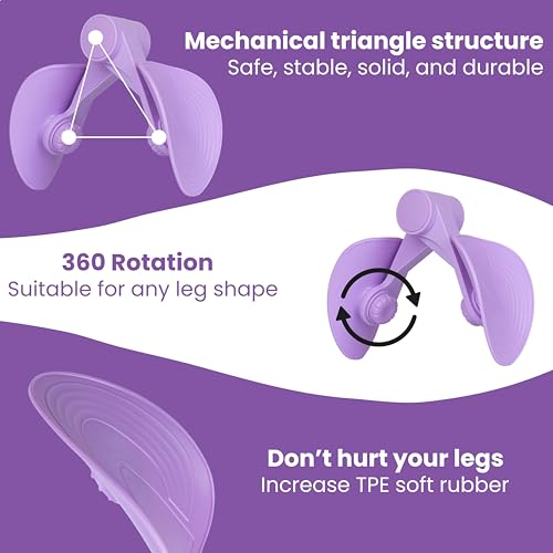 Image of PRANIJ Hip Pelvic Trainer for Men, Women | Thigh Master & Inner Thigh Exerciser | Postpartum Pelvic Floor Strengthening, Leg, Butt Workout Equipment | Portable Fitness Tool for Home Gym Office