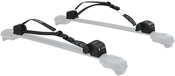 INNO XA445 Surf-Wind-Long Board Locking Roof Carrier for T-Slot Aero Base Racks - Holds 1 Kayak or 1 Canoe or 2 SUP/Wind/Surf-Boards