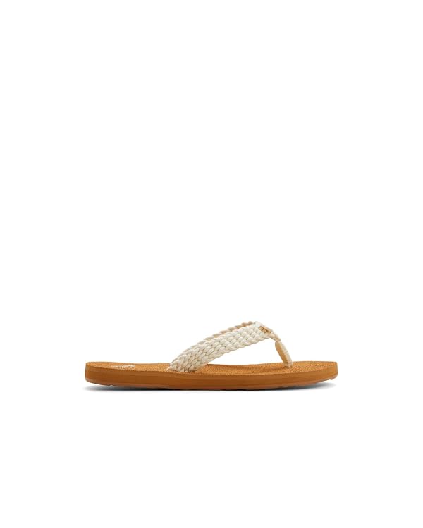 Roxy Women's Porto III Beach Sandals, Natural, 9 by Roxy - Used condition - Image 4