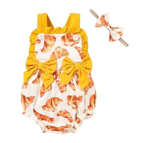 GRNSHTS Baby Girl Floral Print Summer Romper