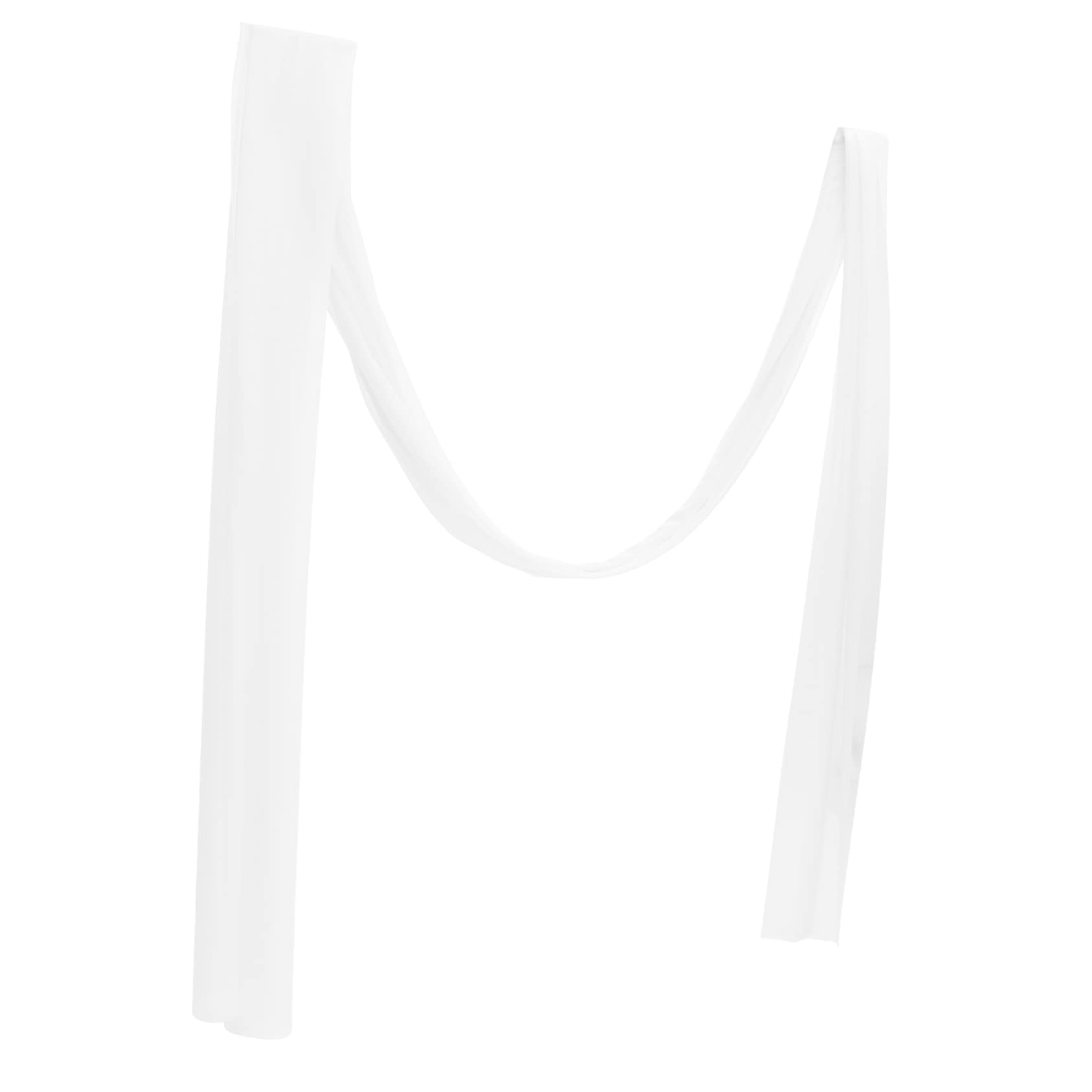 Tela de cortina sheer POPETPOP: elegancia fluida para bodas y decoración de techos mágicos