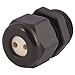 CD09N4-BK, Black Nylon Multi-Hole Standard Strain Relief Fitting 3/8" NPT (10 Items)