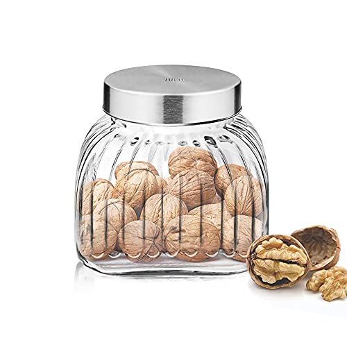 Treo By Milton Bruno Glass Storage Jar, 2500 ml (Transparent)