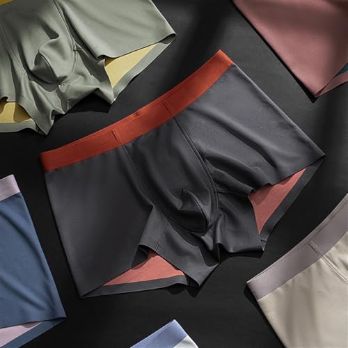 Calzoncillos tipo bóxer de algodón modal cómodos y transpirables talla L 3