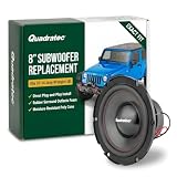 Quadratec 8' Factory Subwoofer Replacement - Fits Jeep Wrangler JK 2-Door 2007-2014 - Factory Subwoofer Replacement