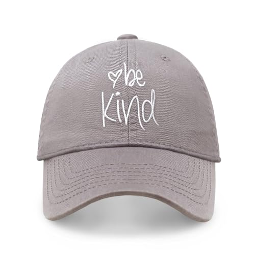 Image of ChoKoLids Be Kind Fashion Dad Hat Cotton Baseball Cap Polo Style Low Profile