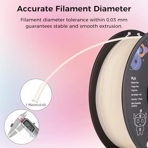 Image of Sovol 3D Printer Photosensitive Filament Single Color Light Change PLA 1kg (2.2 lbs) Spool 3D Printing Materials, Dimensional Accuracy + /- 0.03 mm, 1.75 mm, Light Change Purple