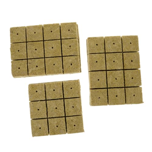 PAMINGONO Blocchi Nutritivi per Coltivazione Fuori Senza Terra, Zolle per Blocchi di Coltivazione 50x50x40 Mm, Substrato Permeabile e Degradabile per Propagazione e Trapianto Efficiente in Vivaio