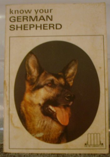 Know Your German Shepherd B000T8GI3G Book Cover