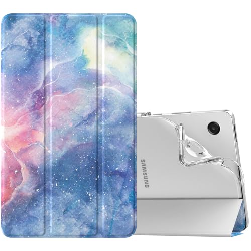 TiMOVO Funda para Samsung Galaxy Tab A11/A9 8.7 Pulgadas (2025/2023) SM X130/X133/X135/X110/X115/X117, Cubierta Delgada TPU Translúcido, Antiarañazos, Nubes de Ensueños