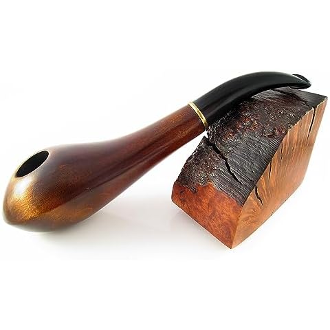 Fashion Pipes - Exclusive Tobacco Pipe Comet "SATURN" Classic Wooden Handcrafted, Limited Edition Cover