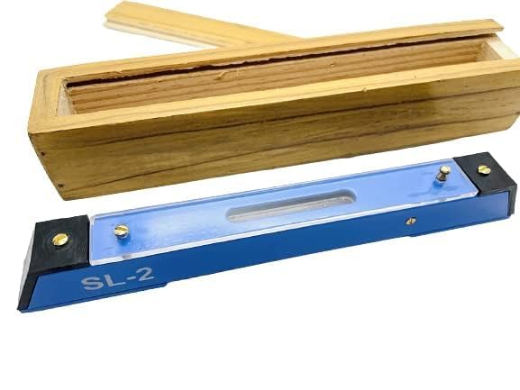 Railway Aluminium Spirit Level – Heavy Duty Precision Measuring Instrument | High Accuracy Bubble Level | Durable Construction with Premium Wooden Storage Box