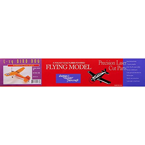 DUMAS 236 L-19 Bird Dog 18 Wingspan Walnut Kit