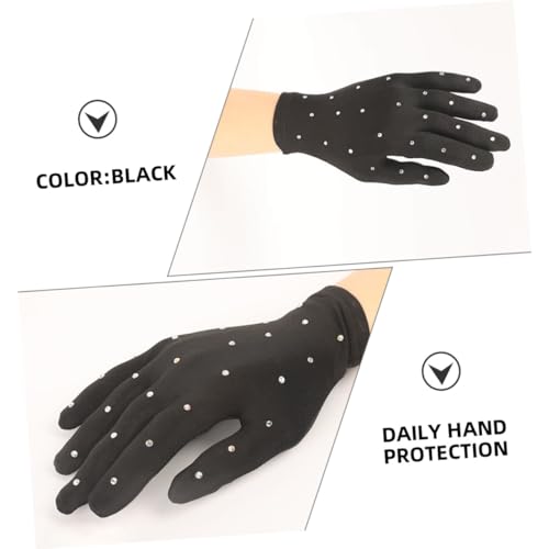 Sosoport 1 Par Luvas De Patinação Decoracao Decorativo Luvas De Festa Menina Luvas De Palco De Festa