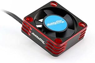 HobbyStar Billet Turbo-Ventilator ESC/Motor Fan, 5.0 to 8.4V, RED