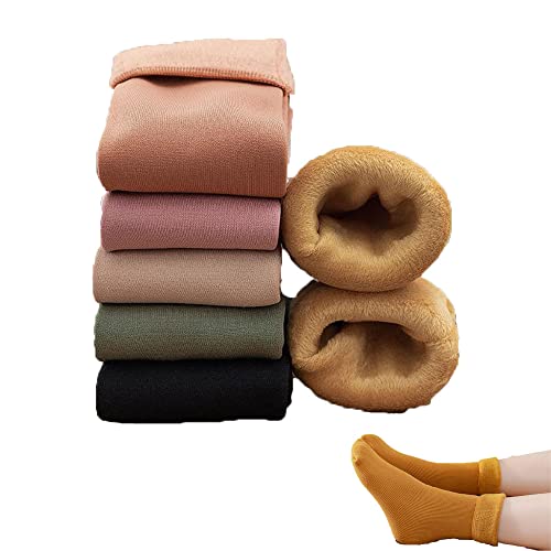 Sipandg 5 Pairs/10 Pairs Velvet Winter Thermal