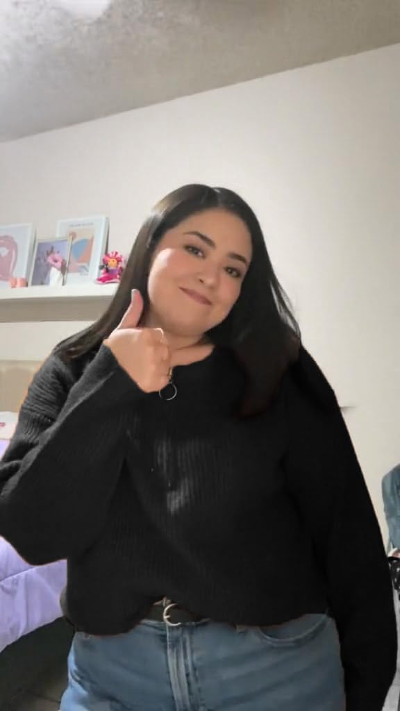 CARCOS Plus Size Sweaters for Curvy Women Long Sleeve Cable V Neck Sweater Knit Pullover Preppy Style Fall Winter XL-5XL - Image 4